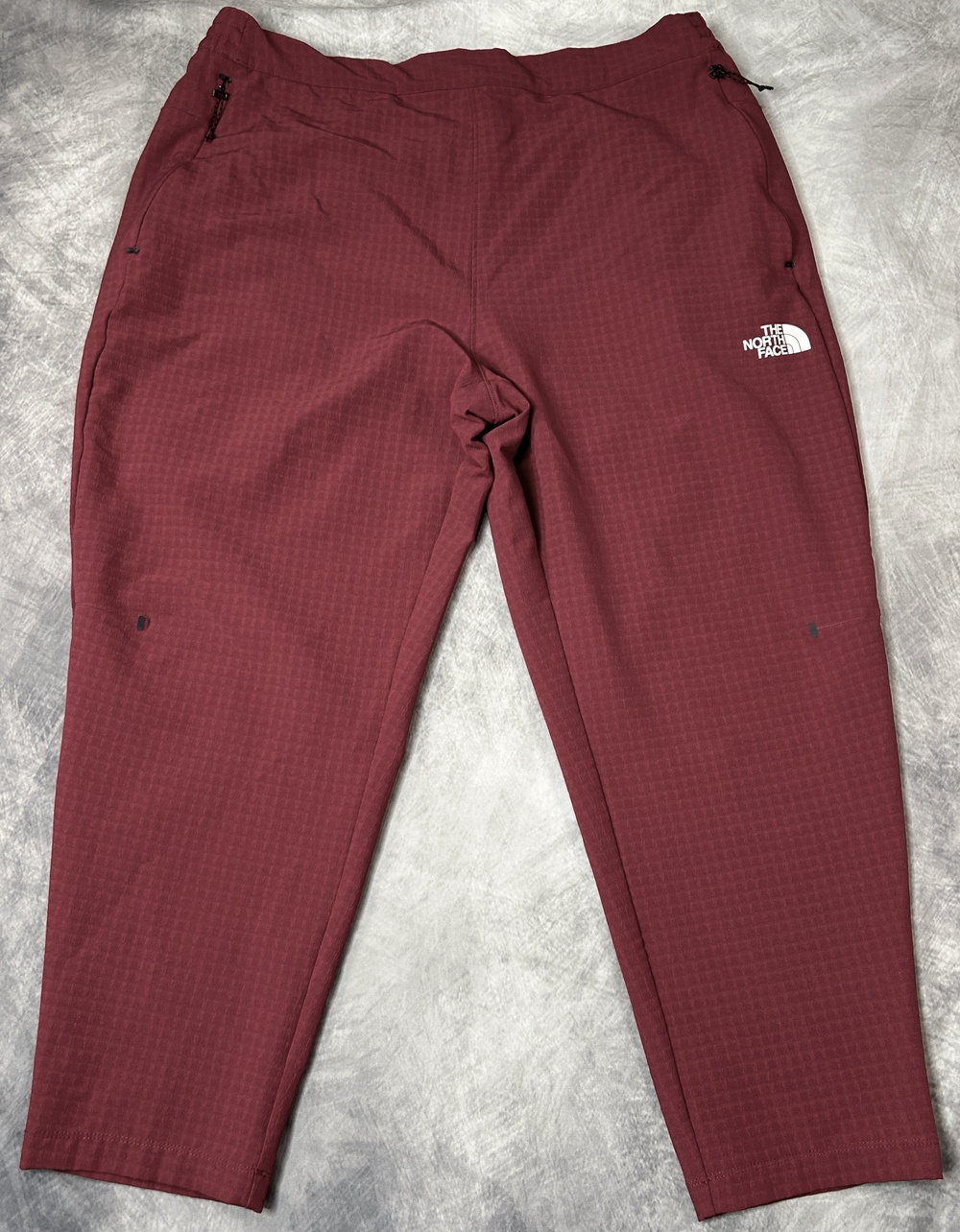 The North Face Pants Mens XL Red Track Elastic Waist Zip Pocket Stretch